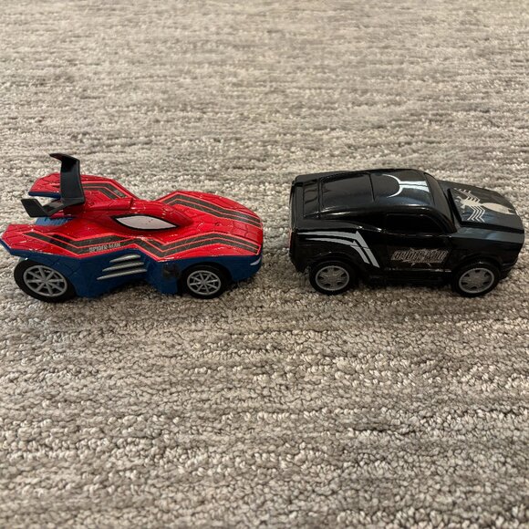 Cars+Trucks - Set of 6 - Spiderman - Monster Trucks - Grave Digger - Monster Jam - Picture 2 of 7